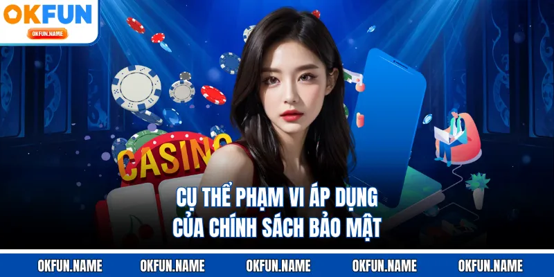 Cụ thể phạm vi áp dụng của chính sách bảo mật